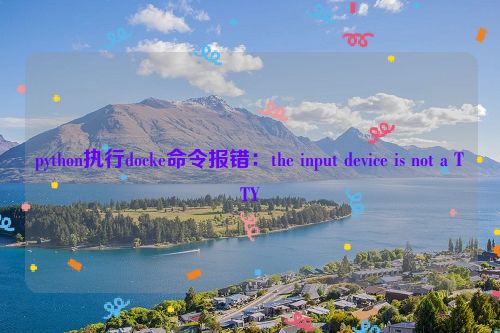 python执行docke命令报错：the input device is not a TTY